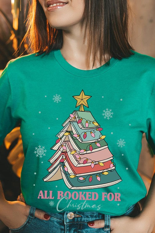 All Booked For Christmas Tee