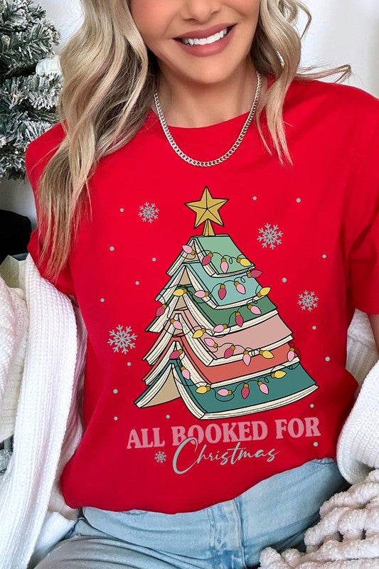 All Booked For Christmas Tee