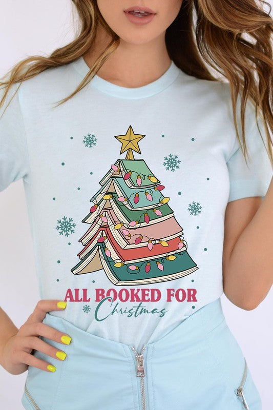 All Booked For Christmas Tee