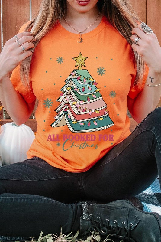 All Booked For Christmas Tee