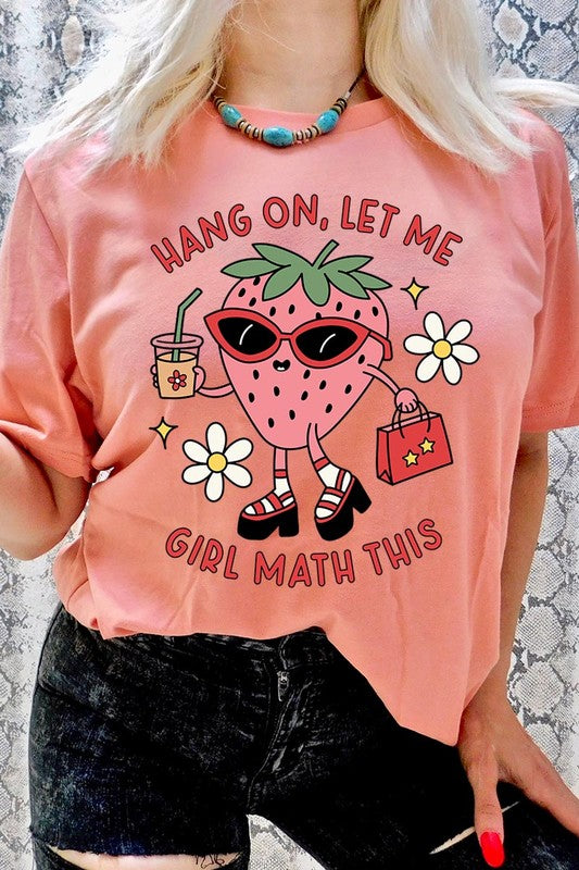 Strawberry Girl Math Tee