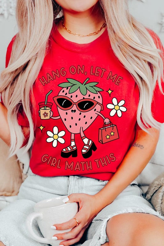 Strawberry Girl Math Tee