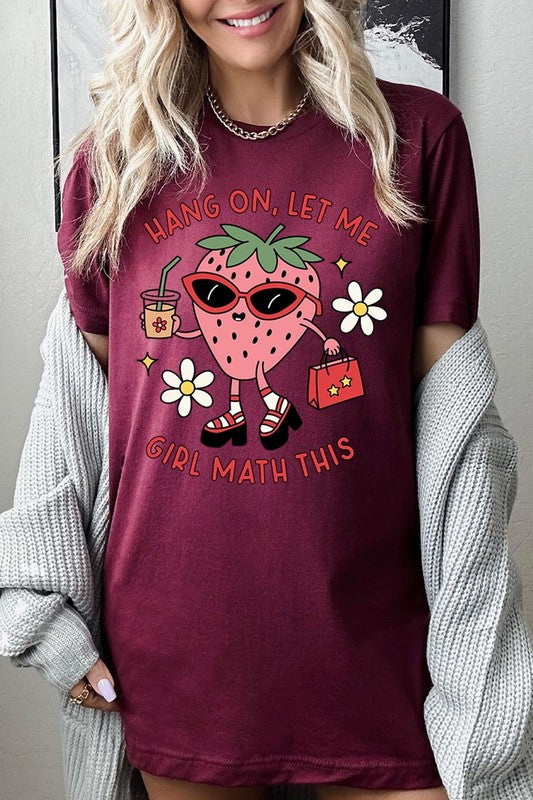 Strawberry Girl Math Tee