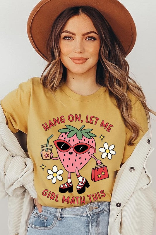 Strawberry Girl Math Tee