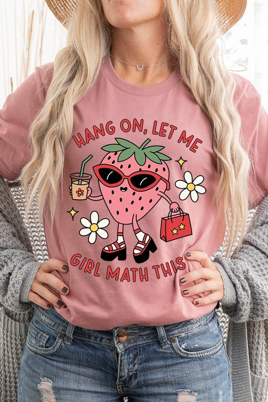 Strawberry Girl Math Tee