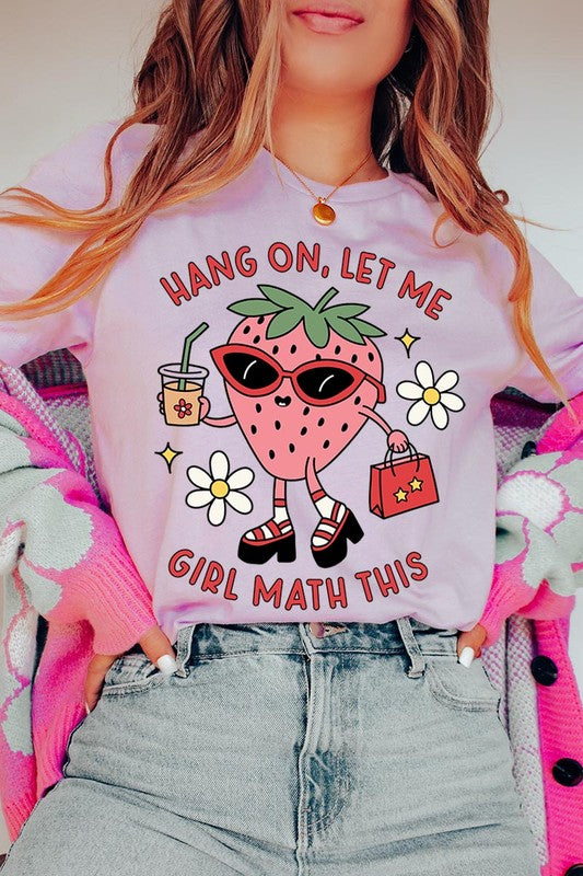 Strawberry Girl Math Tee