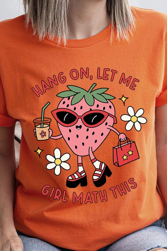 Strawberry Girl Math Tee