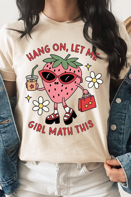 Strawberry Girl Math Tee