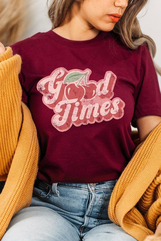 Cherry Fruit Graphic Tee