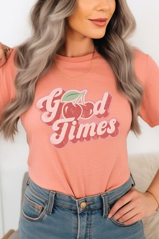 Cherry Fruit Graphic Tee