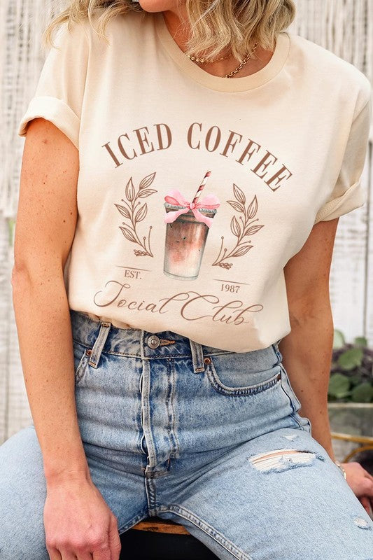 Iced Coffee Social Club Graphic Tee