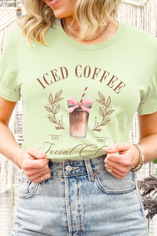 Iced Coffee Social Club Graphic Tee