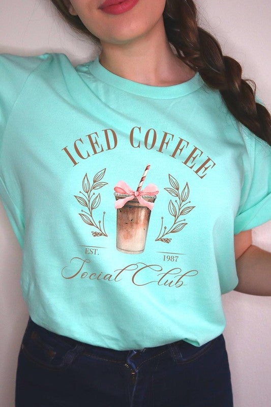 Iced Coffee Social Club Graphic Tee