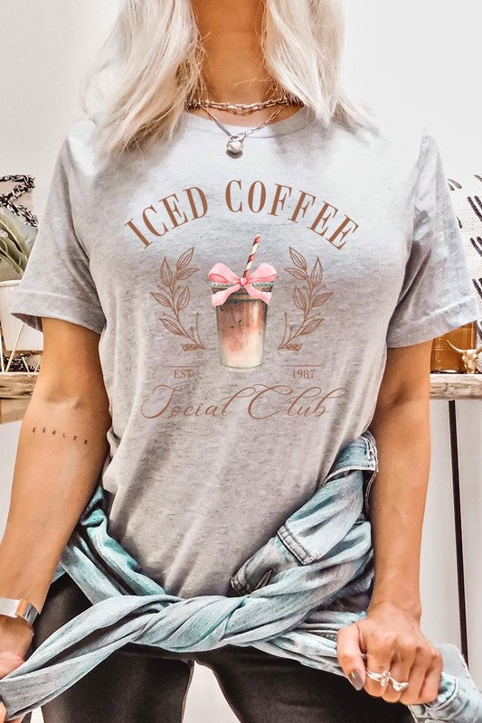 Iced Coffee Social Club Graphic Tee