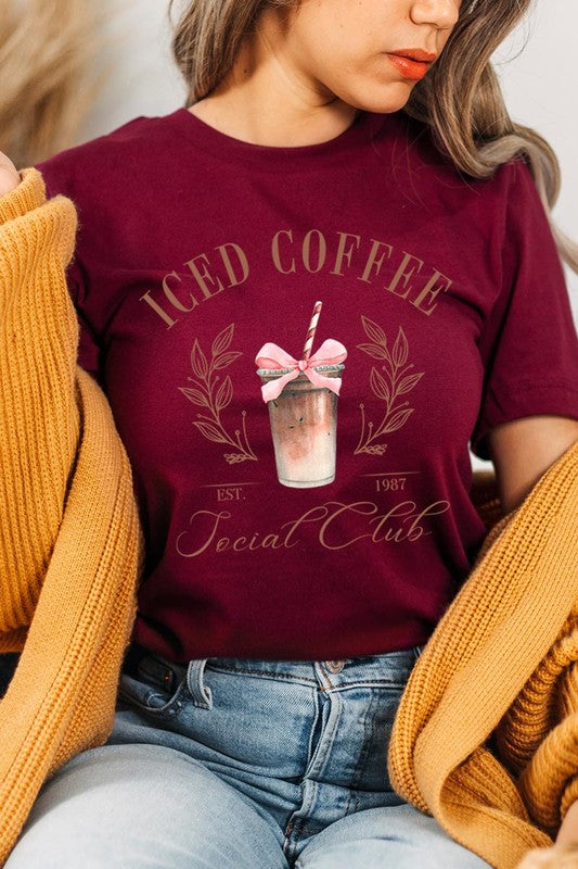 Iced Coffee Social Club Graphic Tee