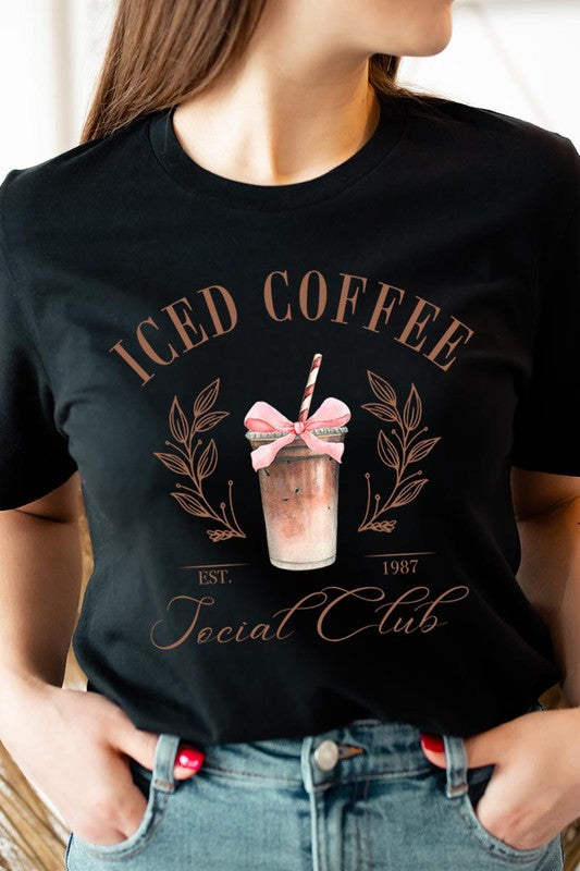 Iced Coffee Social Club Graphic Tee