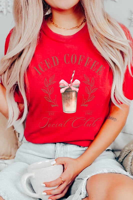 Iced Coffee Social Club Graphic Tee