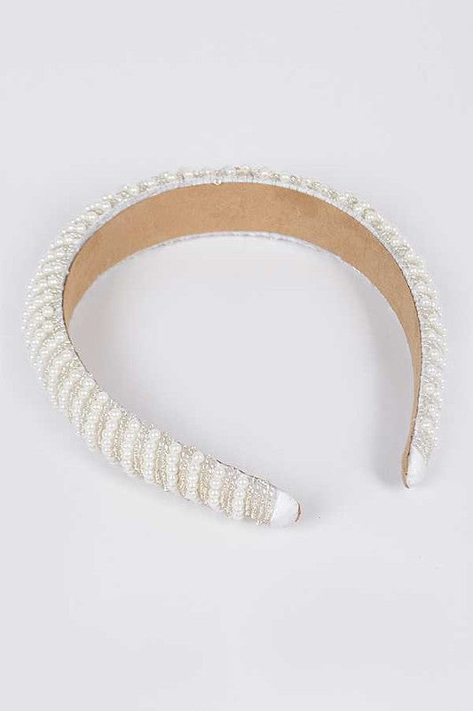 Faux Pearl Headband