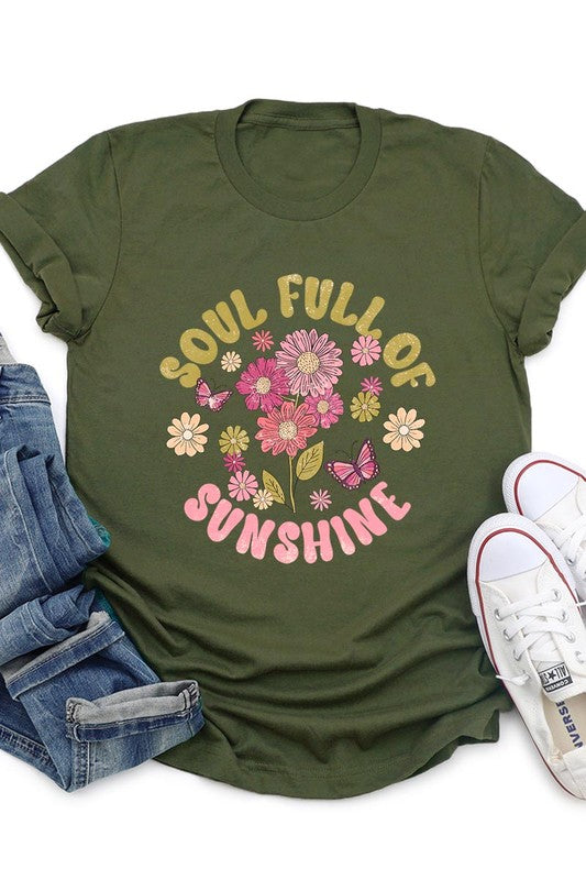 Soul Full Sunshine Floral Graphic Tee