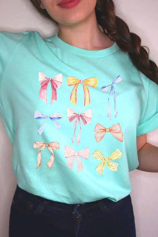 Bow Collage Graphic Tee