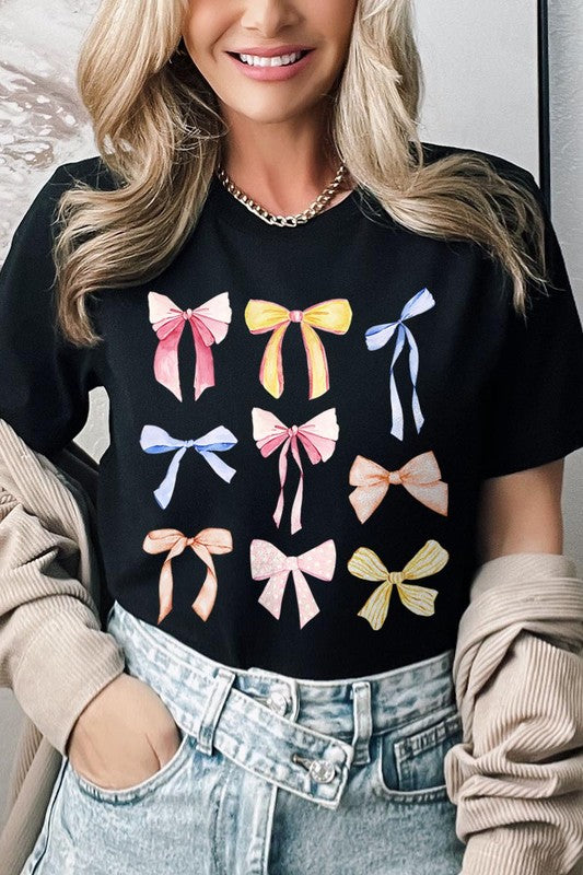 Bow Collage Graphic Tee