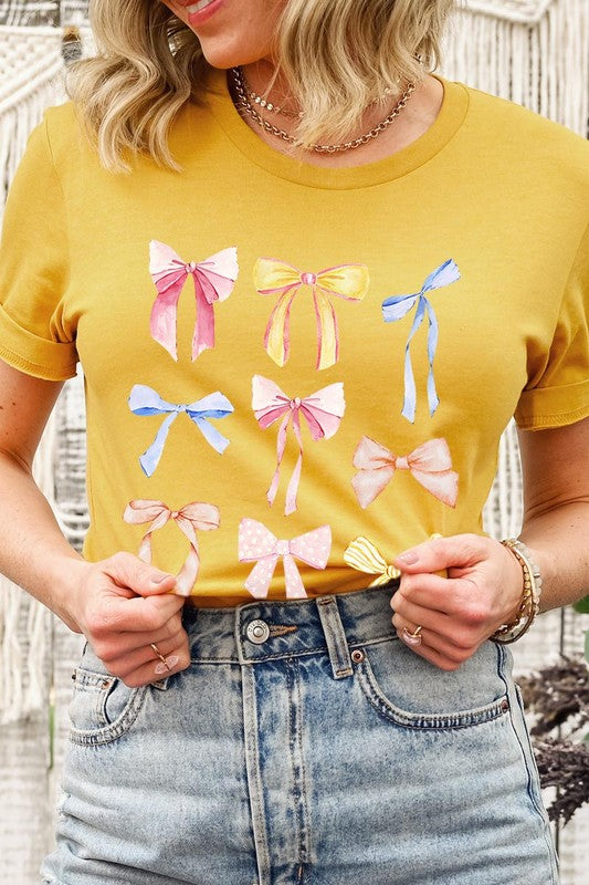 Bow Collage Graphic Tee