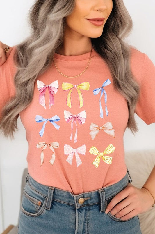 Bow Collage Graphic Tee