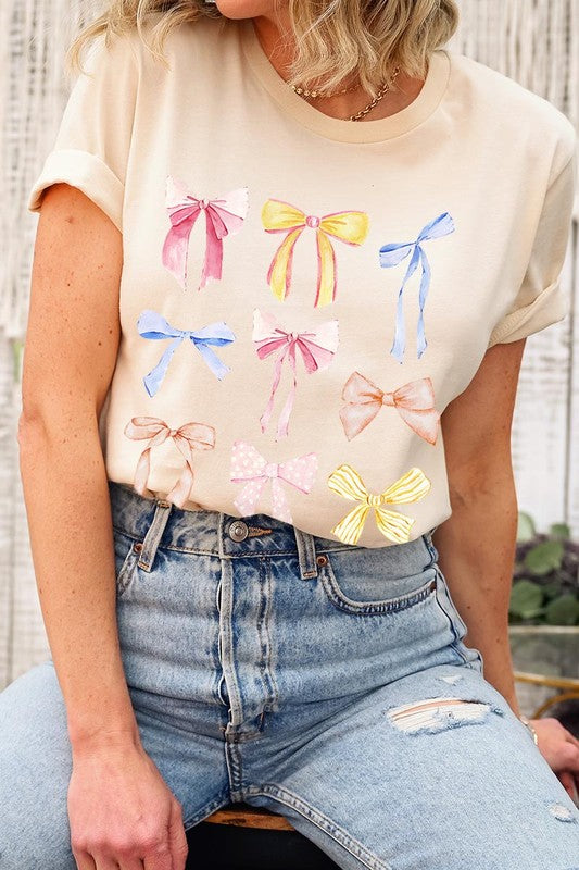 Bow Collage Graphic Tee