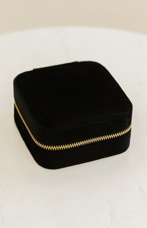 Alexis Velvet Jewelry Travel Carry Case