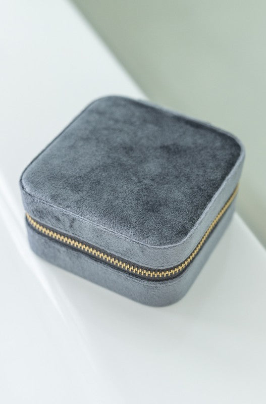 Alexis Velvet Jewelry Travel Carry Case