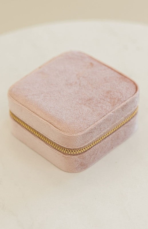 Alexis Velvet Jewelry Travel Carry Case