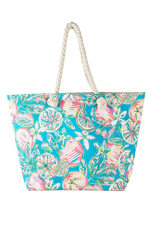 Summer Seas Large Tote Bag