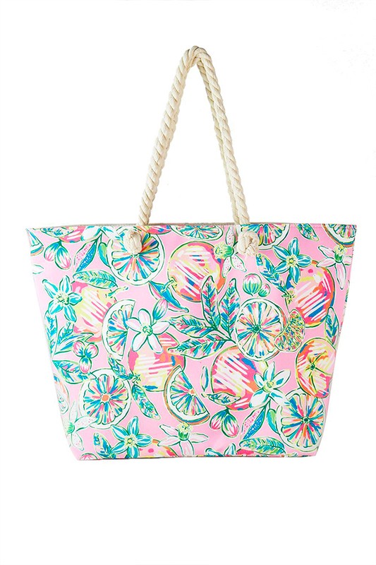 Summer Seas Large Tote Bag