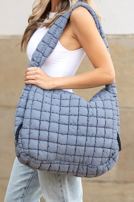 Taylor Quilted Puffer Tote