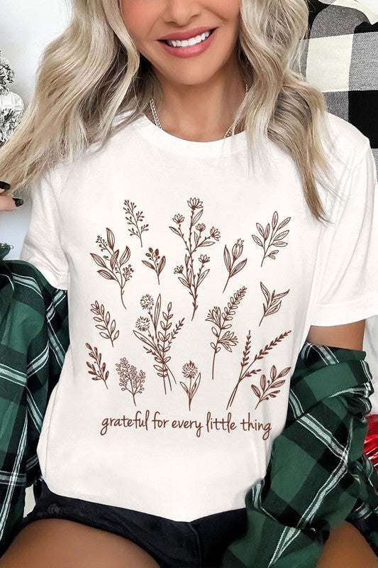 Grateful For Every Little Thing Graphic Tee