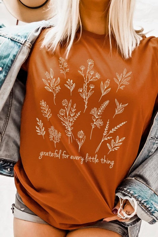 Grateful For Every Little Thing Graphic Tee