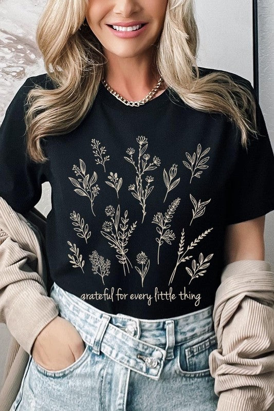 Grateful For Every Little Thing Graphic Tee