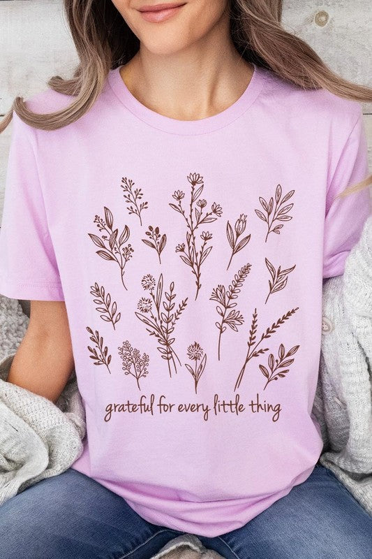 Grateful For Every Little Thing Graphic Tee