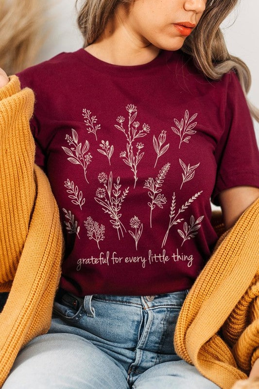 Grateful For Every Little Thing Graphic Tee