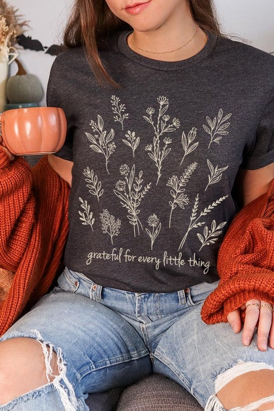 Grateful For Every Little Thing Graphic Tee