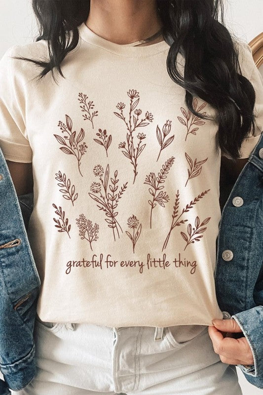 Grateful For Every Little Thing Graphic Tee