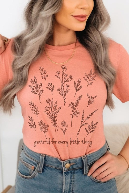 Grateful For Every Little Thing Graphic Tee