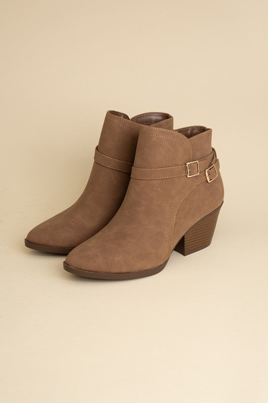 Naya Ankle Buckle Boots