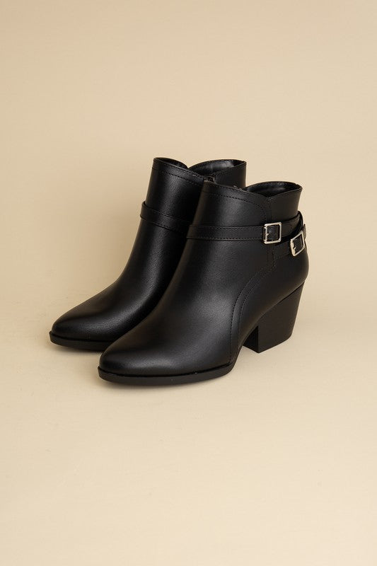 Naya Ankle Buckle Boots