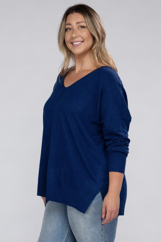 Sydney Front Seam Sweater Plus