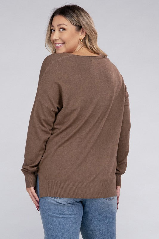 Sydney Front Seam Sweater Plus