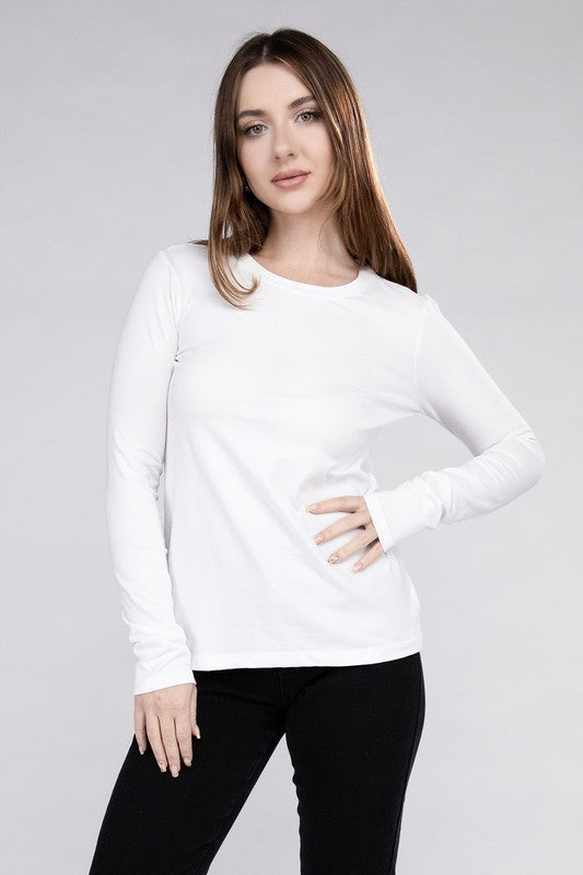 Josie Crew Neck Long Sleeve T-Shirt