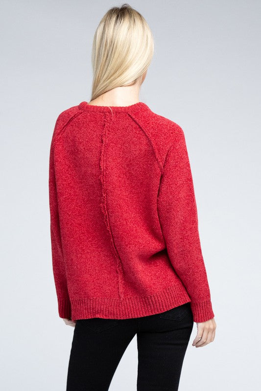 Mackenzie Raglan Chenille Sweater