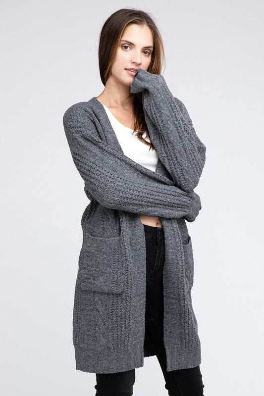 Yoli Twist Knit Cardigan