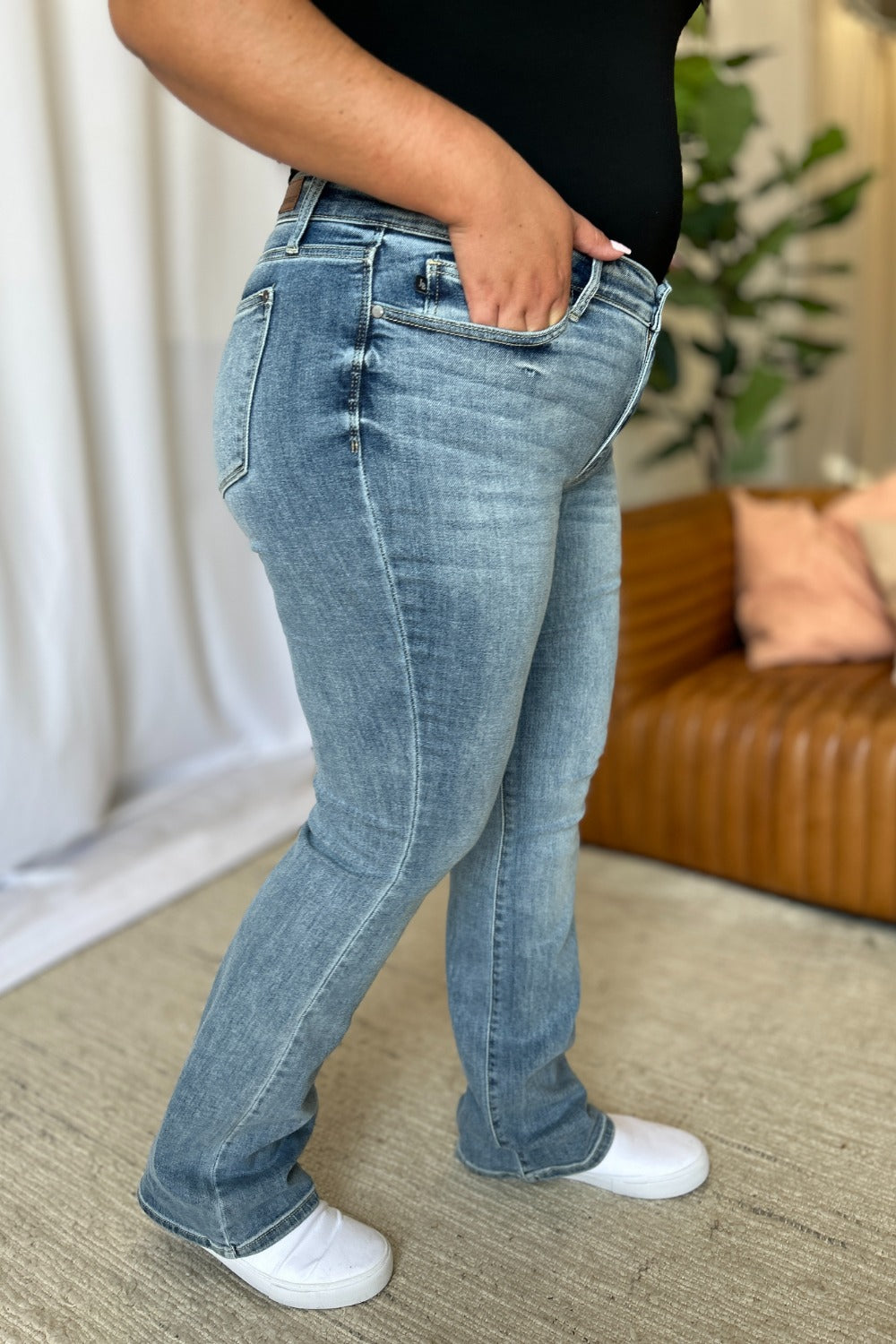 Medium Rise Bootcut Jeans